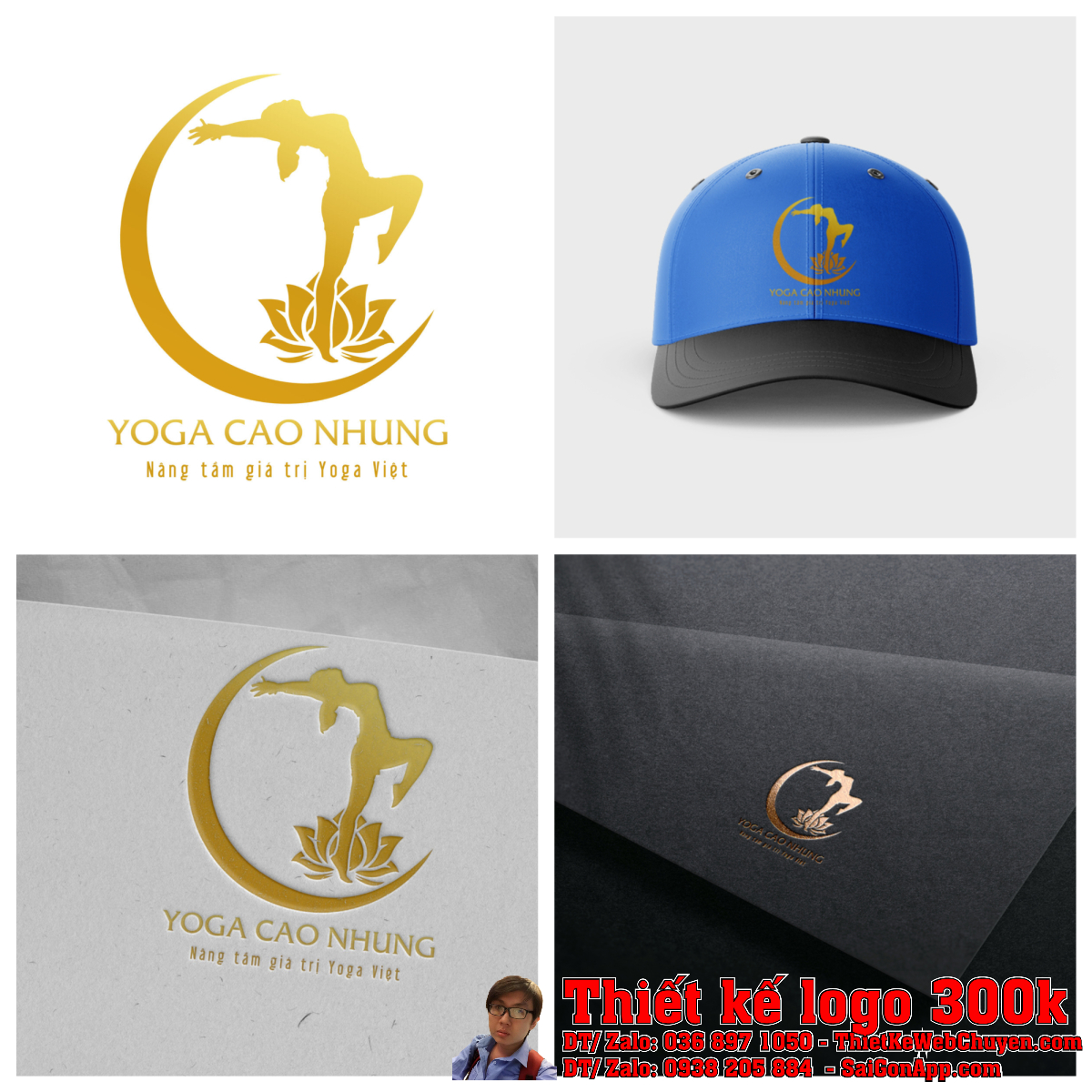 Toàn cảnh Thiết Kế Logo Yoga CAO NHUNG