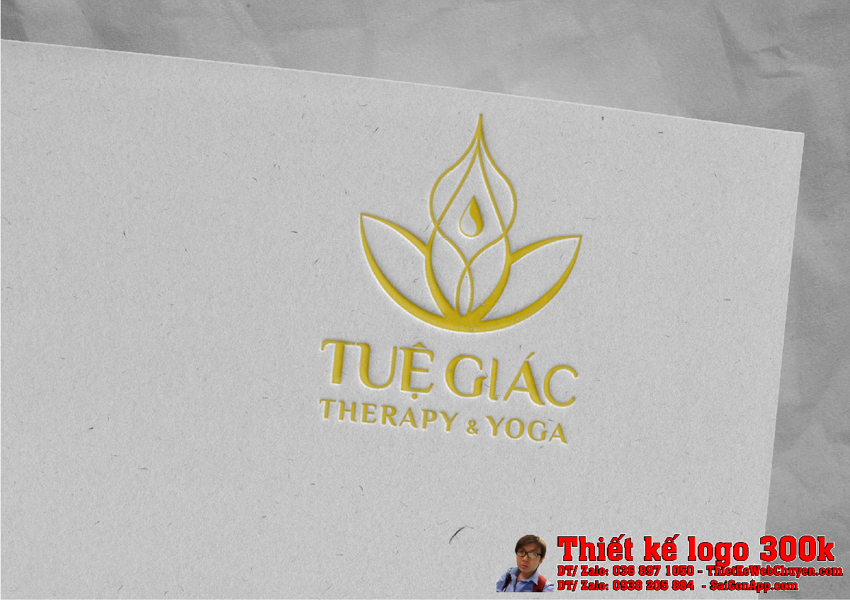 Thiết Kế Logo nhang hương Tuệ Giác trên bao bì