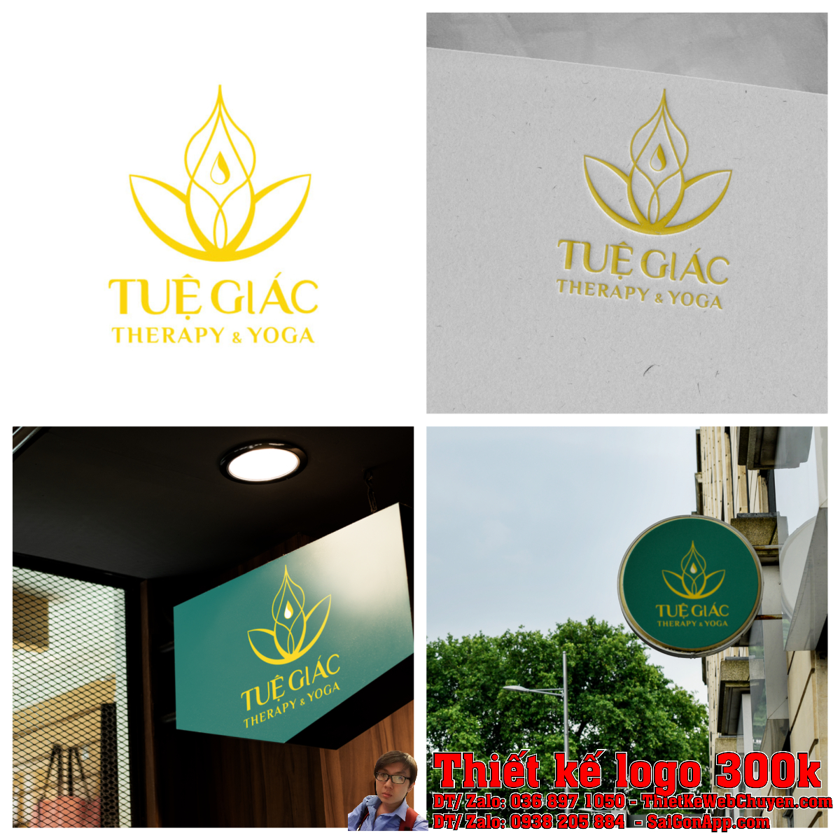 Chi tiết Thiết Kế Logo nhang hương Tuệ Giác