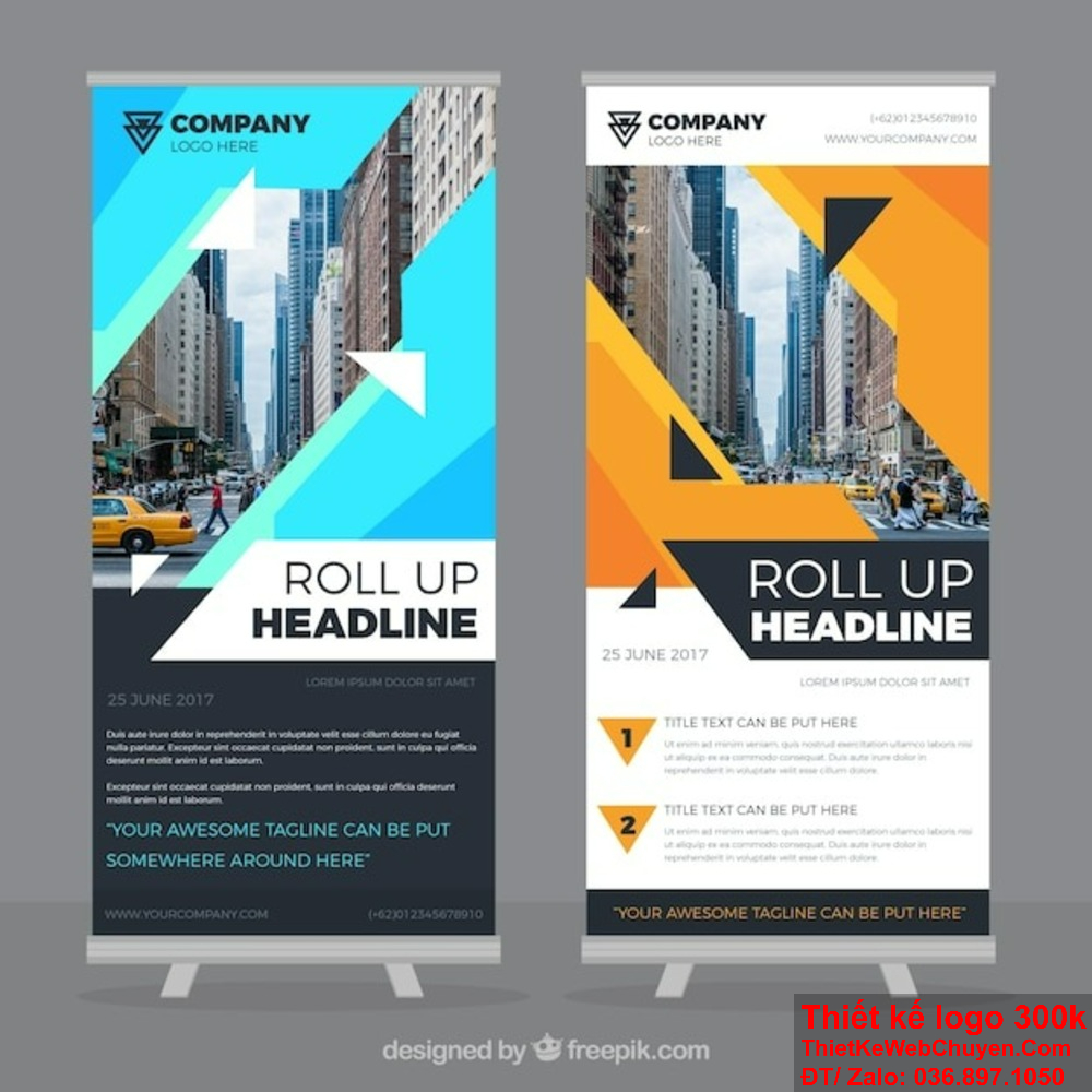 Một thiết kế standee hội chợ tốt có thể giúp bạn truyền tải thông điệp một cách rõ ràng và mạch lạc. Tạo điểm nhấn cho gian hàng của bạn với thiết kế standee hội chợ mang phong cách hiện đại và chuyên nghiệp.