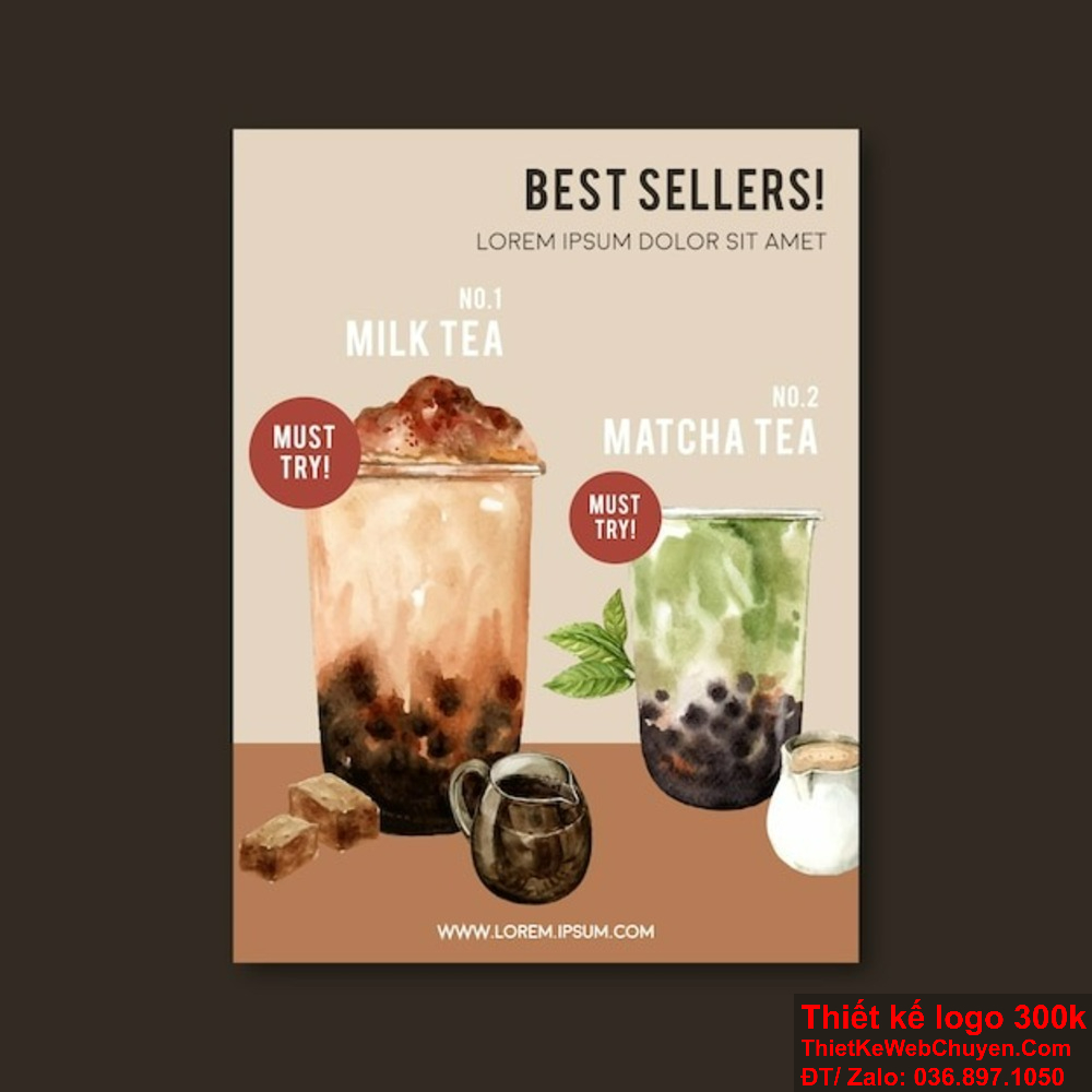 Thiết kế standee trà sữa không chỉ quảng cáo sản phẩm mà còn thể hiện phong cách của quán. Thiết kế standee trà sữa giúp thu hút khách hàng ngay từ cái nhìn đầu tiên.