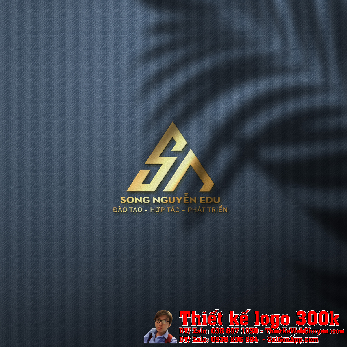 Thiết kế Logo Giáo Dục Song Nguyễn Edu