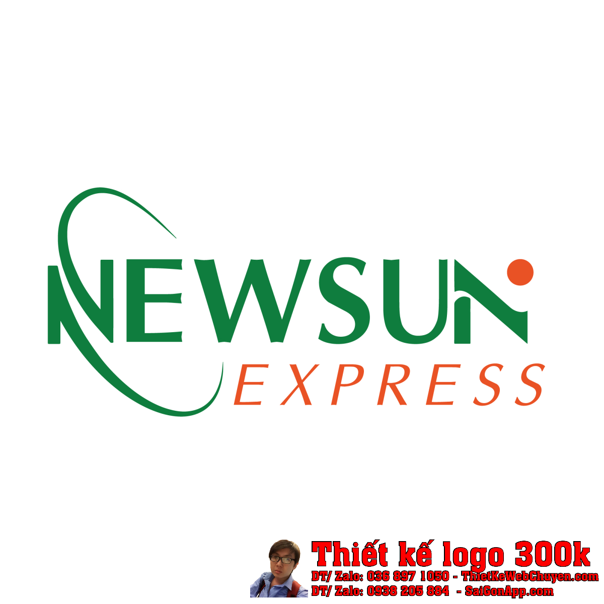 Thiết kế Logo Giao Nhận Vận Tải NEWSUN
