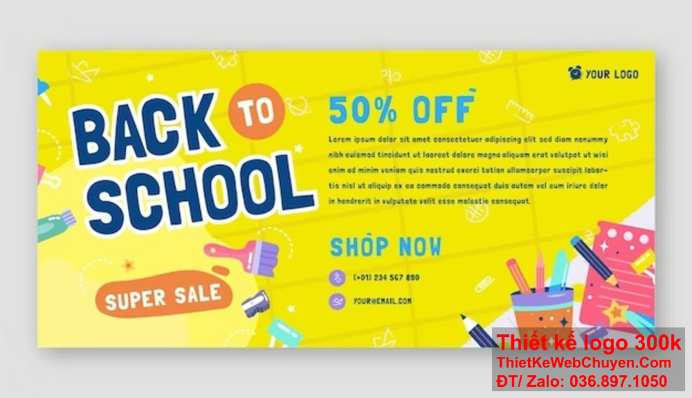 "Tạo nên ấn tượng mạnh mẽ ngay từ cái nhìn đầu tiên với các thiết kế banner website và ảnh bìa Facebook tinh tế." "Mang đến sự chuyên nghiệp và độc đáo cho trường học thông qua các thiết kế banner website và ảnh bìa Facebook của chúng tôi."