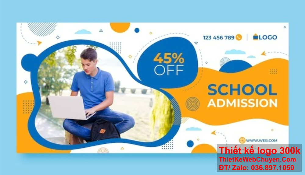 "Với dịch vụ thiết kế banner website và ảnh bìa Facebook dành cho lớp học, chúng tôi cam kết mang đến cho bạn những sản phẩm chất lượng và ấn tượng." "Tạo ra một không gian trực tuyến thú vị và chuyên nghiệp với các banner website và ảnh bìa Facebook được thiết kế đặc biệt cho lớp học của bạn."