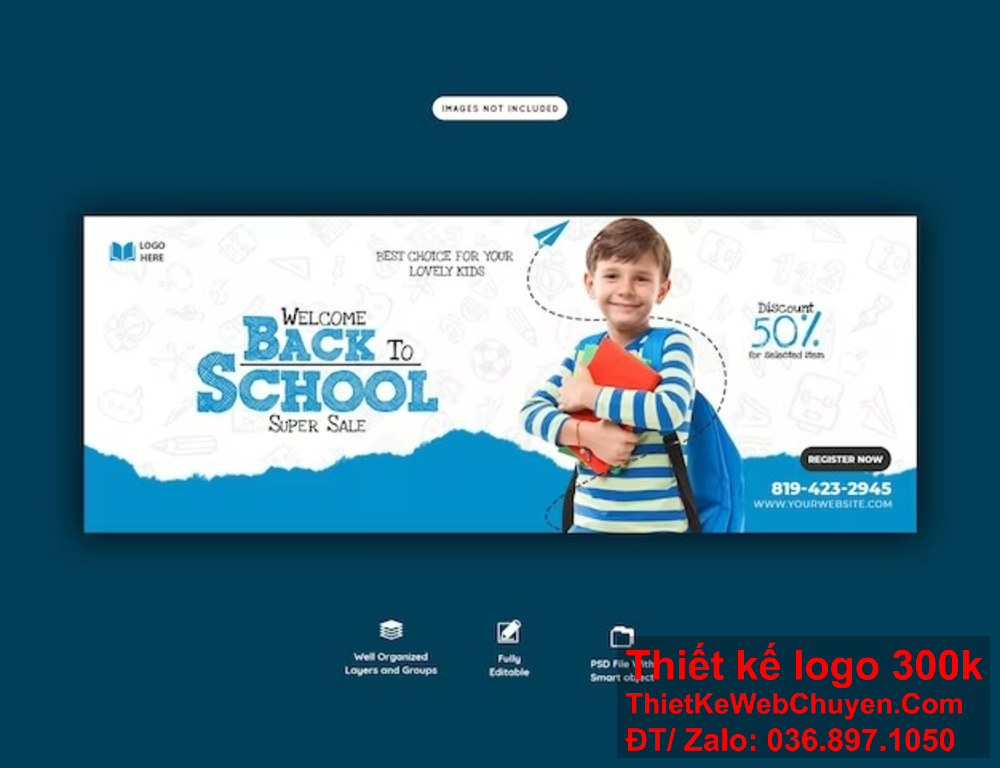 Đội ngũ thiết kế của chúng tôi sẵn lòng hỗ trợ bạn trong việc tạo ra các banner website và ảnh bìa giáo dục độc đáo và ấn tượng. Chúng tôi cam kết mang đến cho bạn các thiết kế banner website và ảnh bìa giáo dục độc đáo và chất lượng.
