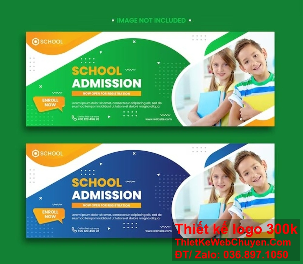 Chúng tôi đưa ra các giải pháp thiết kế banner website và ảnh bìa linh hoạt và sáng tạo cho lĩnh vực giáo dục. Mang đến sự mới mẻ và độc đáo cho trường học thông qua các thiết kế banner website và ảnh bìa.