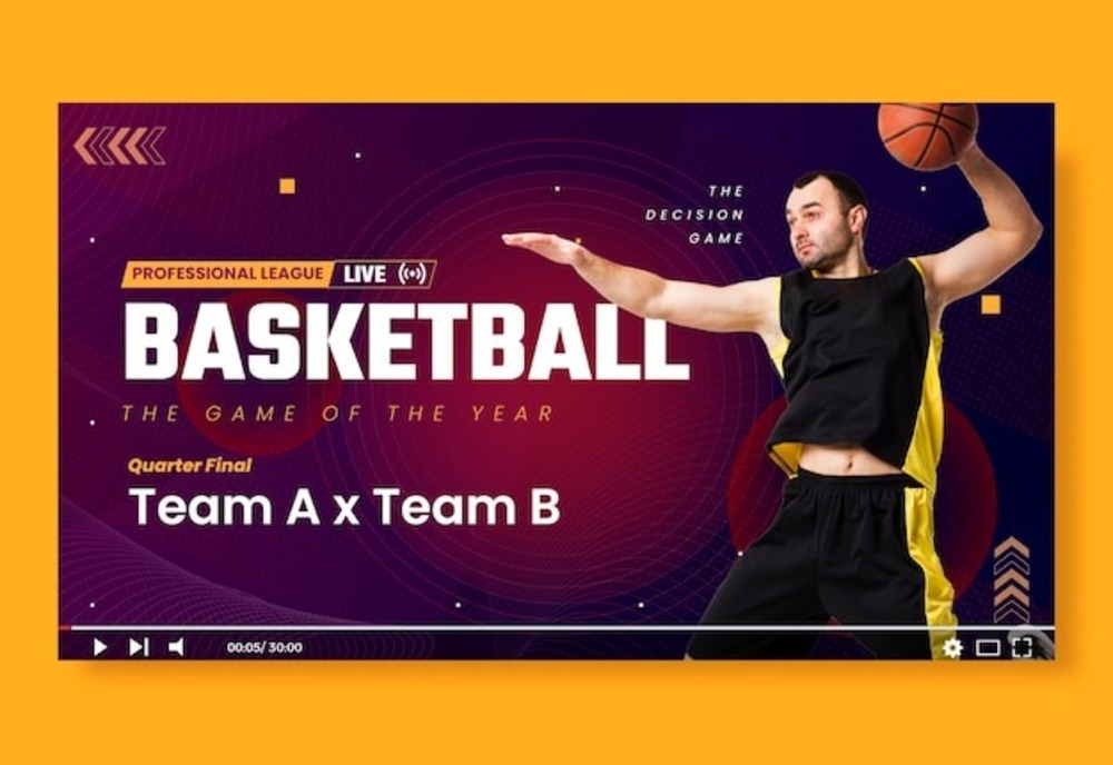 Làm nổi bật không gian trận đấu và sự lôi cuốn của bóng rổ với thiết kế banner website ảnh bìa rõ nét và hấp dẫn. Thu hút sự chú ý của cộng đồng yêu thể thao với thiết kế banner website ảnh bìa bóng rổ sáng tạo và độc đáo.