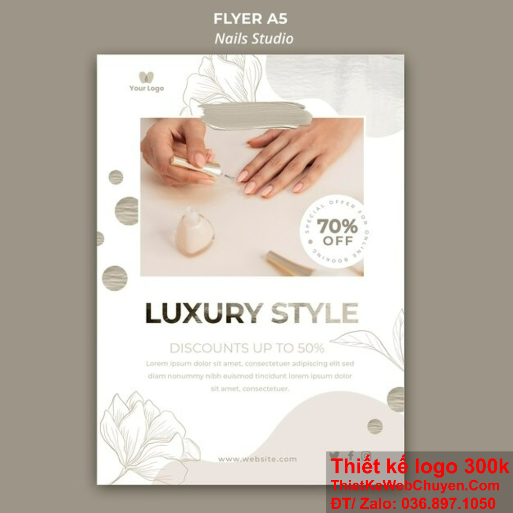 Catalogue thẩm mỹ viện nail của bạn đã được thiết kế đẹp mắt chưa? Thiết kế catalogue thẩm mỹ viện nail chuyên nghiệp giúp thu hút khách hàng.
