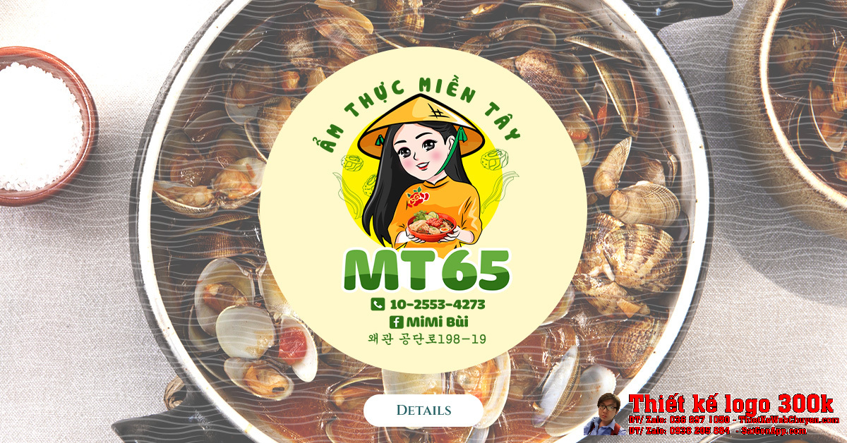 Thiết kế logo Ẩm thực miền Tây MT 65 Thiết kế logo Ẩm thực miền Tây MT 65 trên ứng dụng