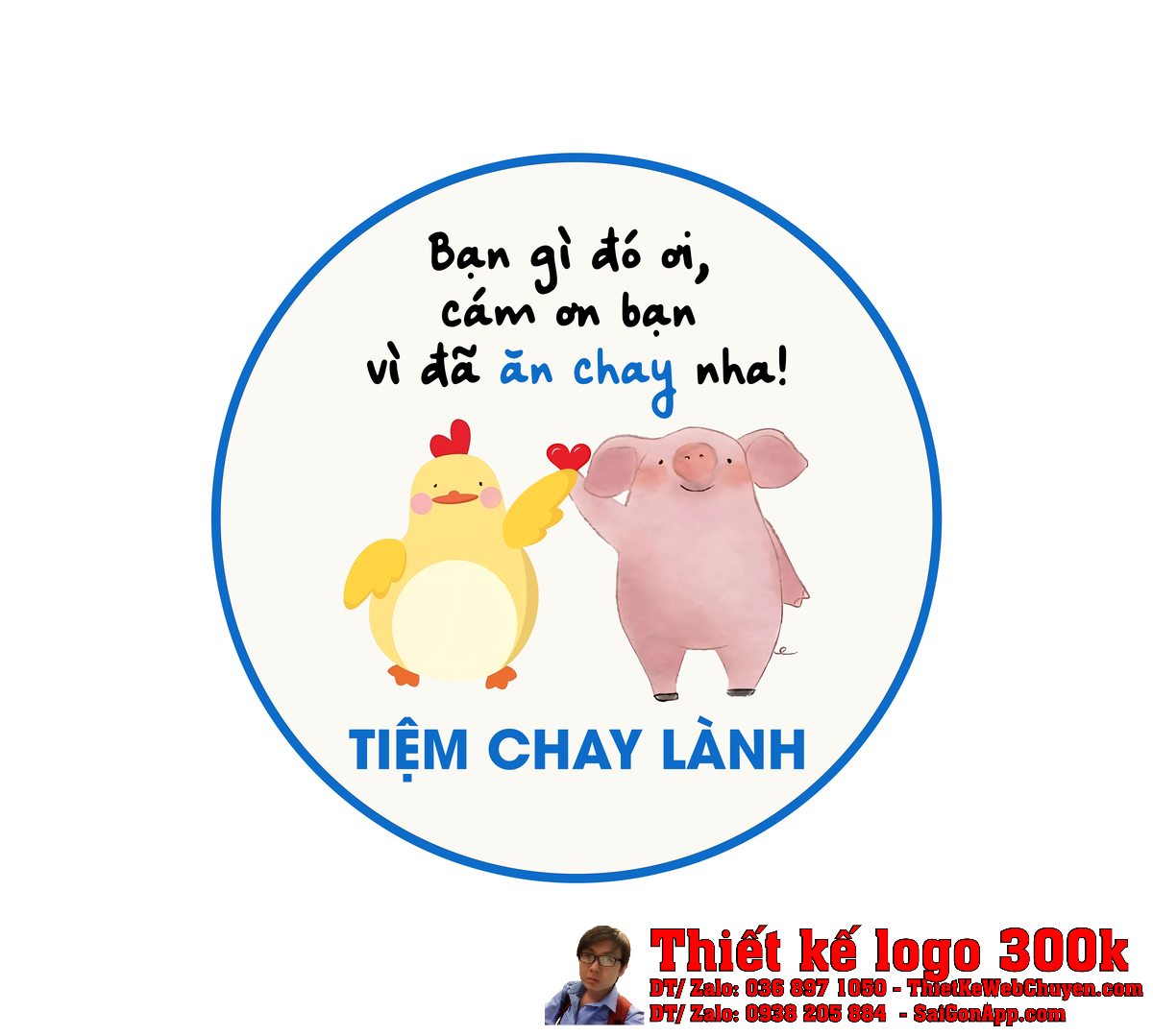 Thiết kế logo Ăn Chay