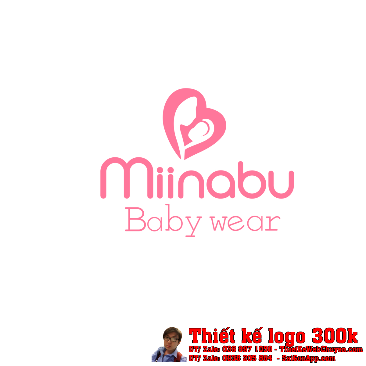 Thiết kế logo Baby Wear MiinABoo Thiết kế logo Baby Wear MiinABoo