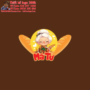 Thiết kế logo Bánh Mì Xíu Mại MÁ TƯ