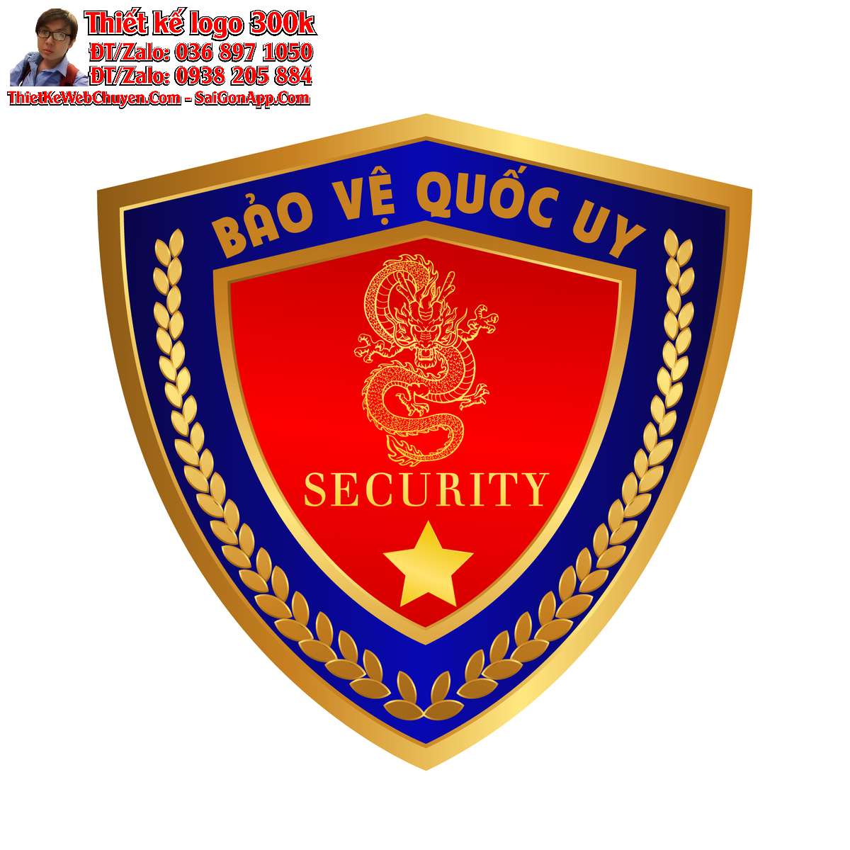 Thiết kế logo Bảo Vệ Quốc Uy