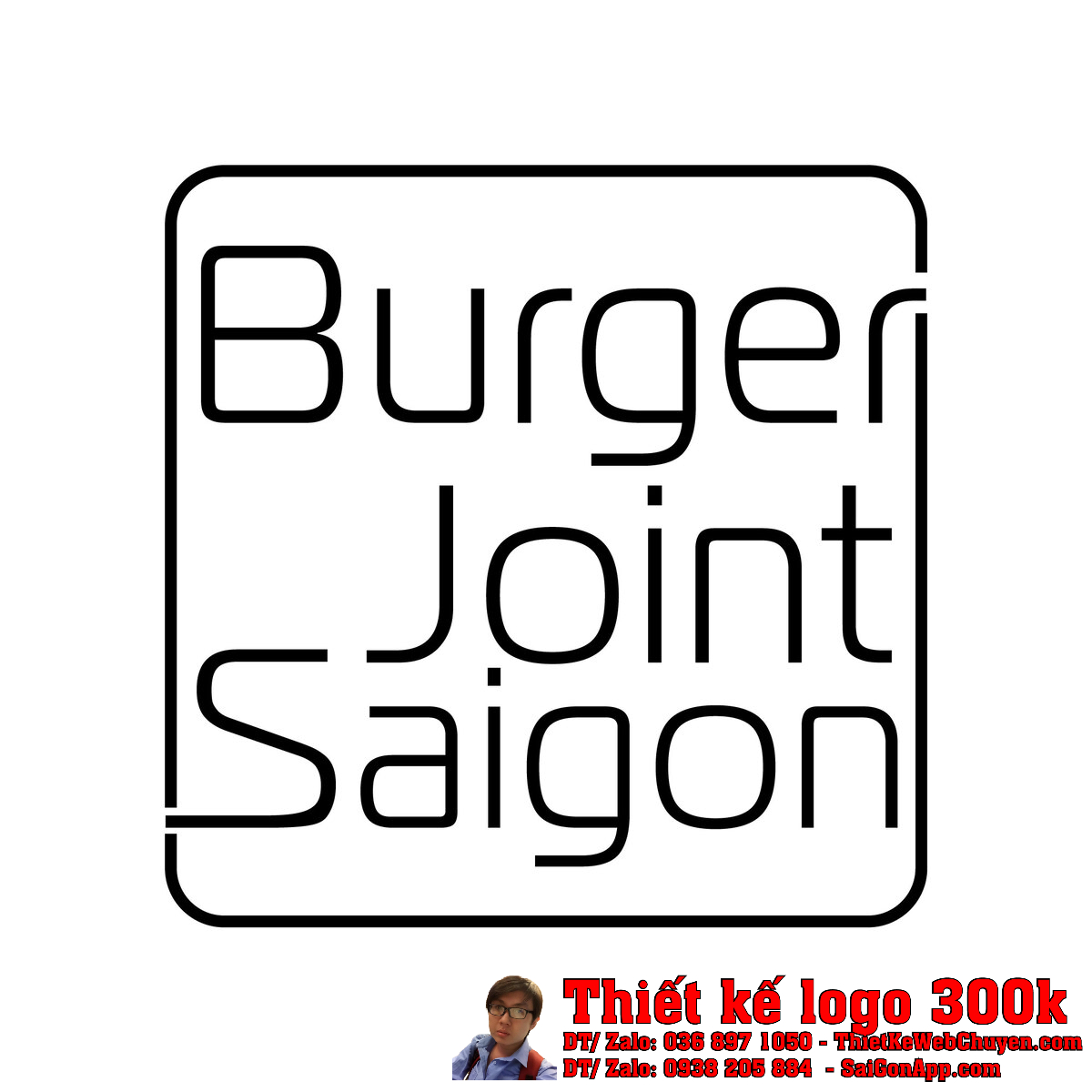 Thiết kế logo Burger Joint Saigon