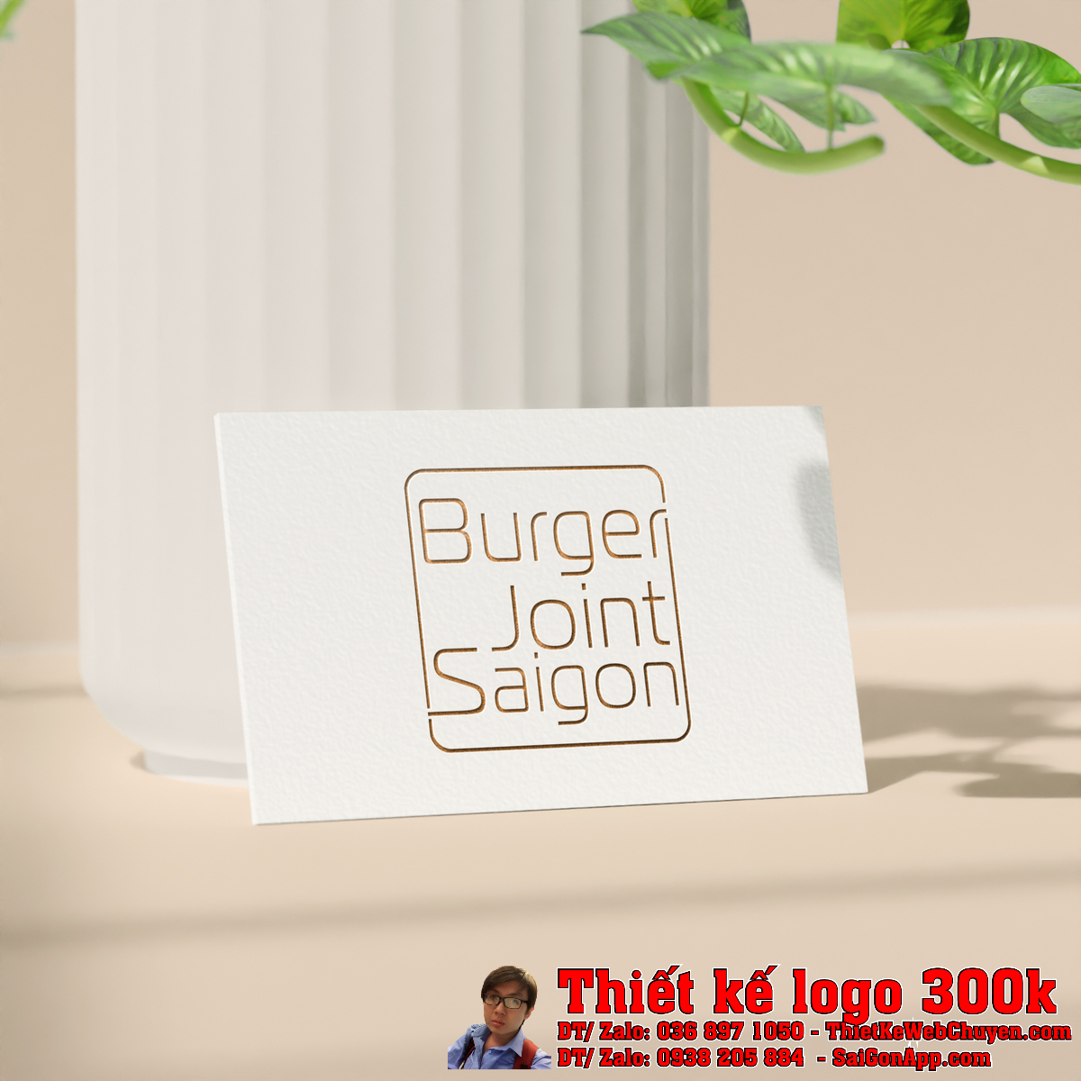 Thiết kế logo Burger Joint Saigon