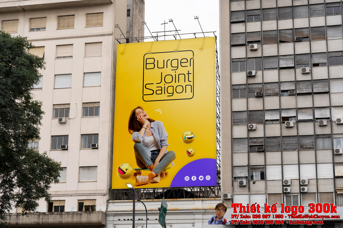 Thiết kế logo Burger Joint Saigon