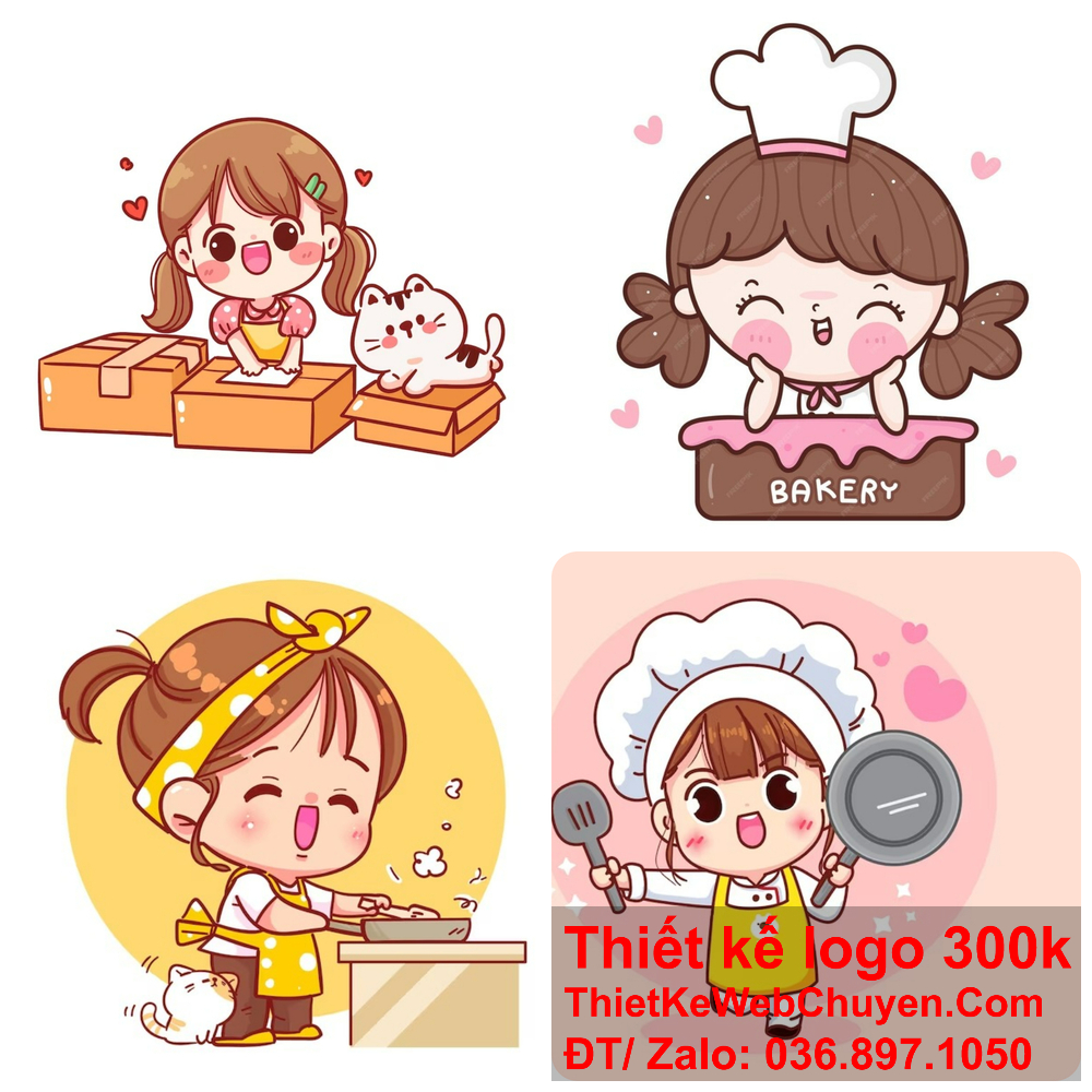 Khám Phá Sự Hòa Quyện Hương Vị với CHIBI Đầu Bếp Nữ