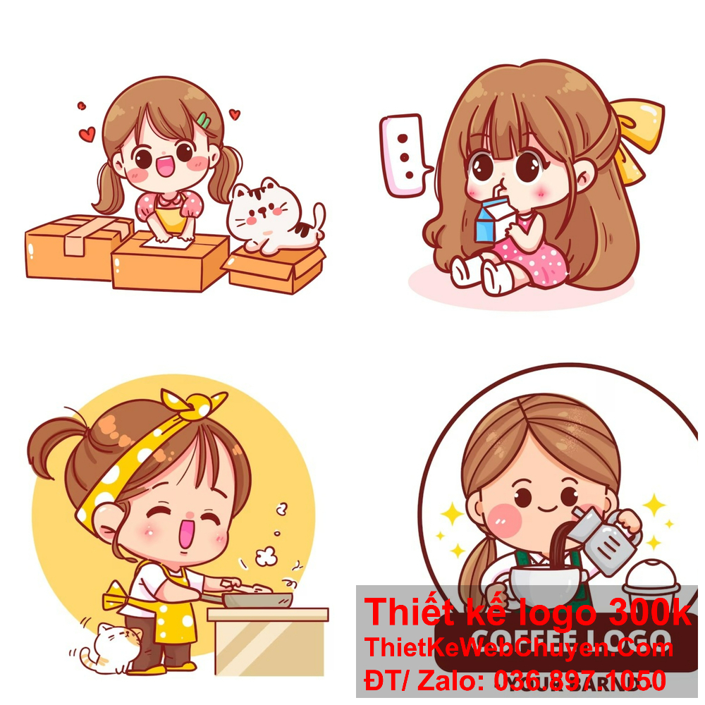 Nghệ Thuật Nấu Ăn Thượng Đẳng với CHIBI Đầu Bếp Nữ