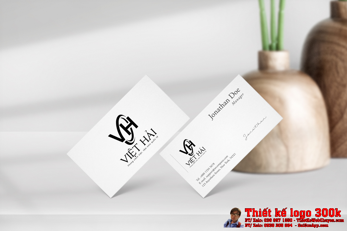 Chi tiết biểu tượng logo Việt Hải