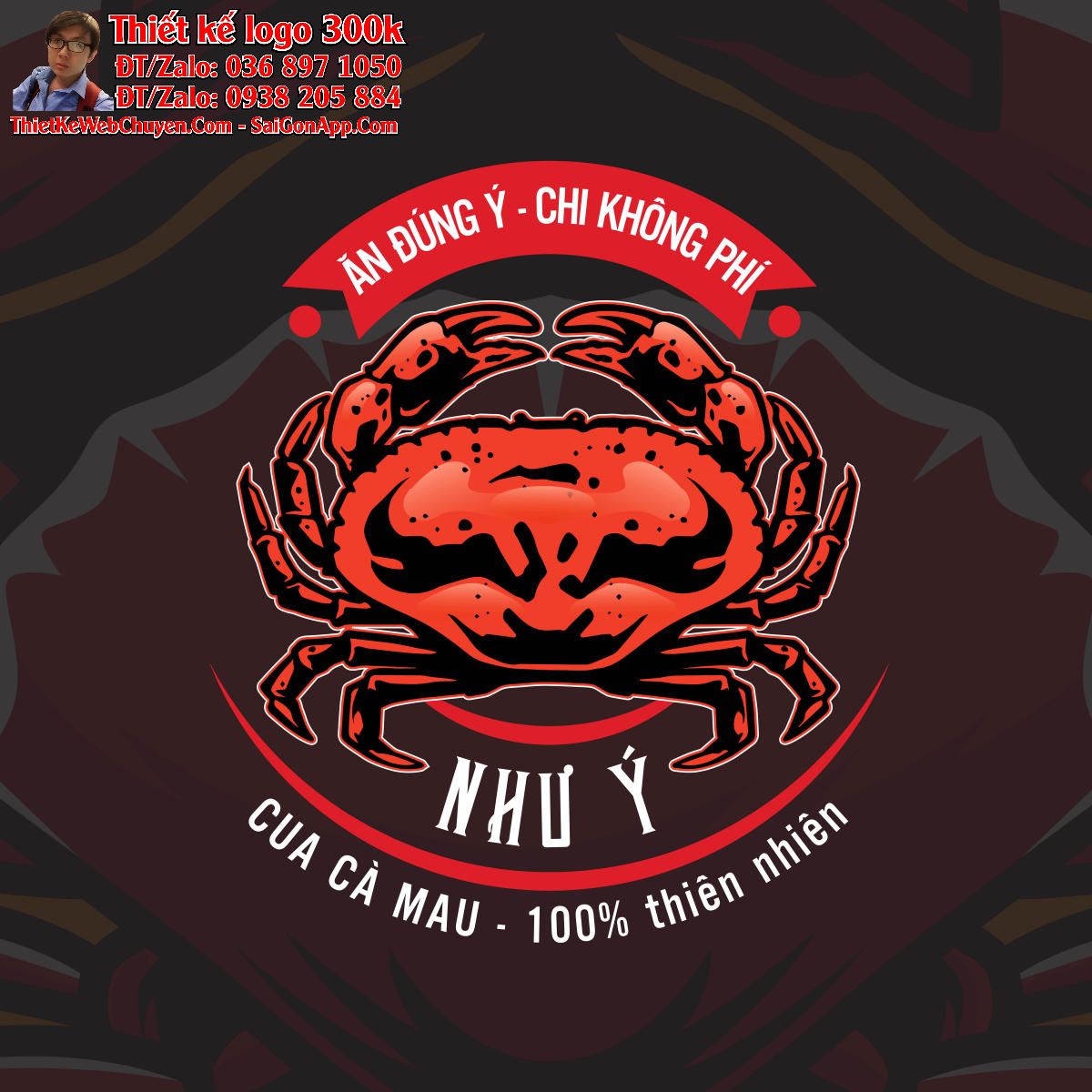 Thiết kế logo CUA CÀ MAU Như Ý