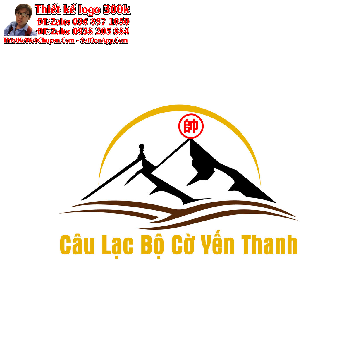 Thiết kế logo Câu Lạc Bộ Cờ Yến Thanh