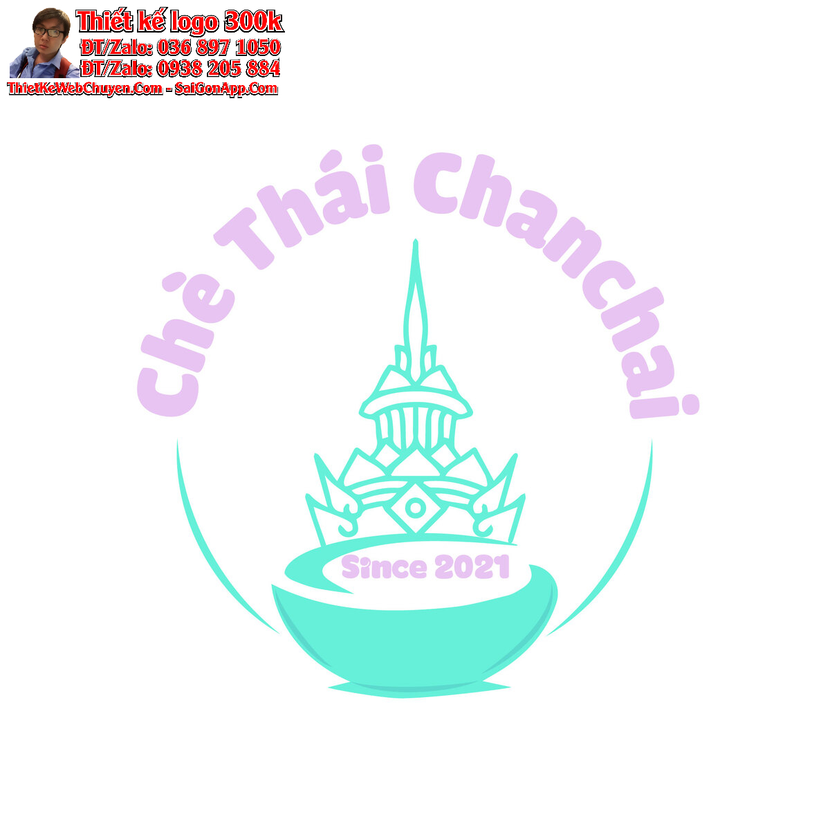 Thiết kế logo Chè Thái và Trà Changchai