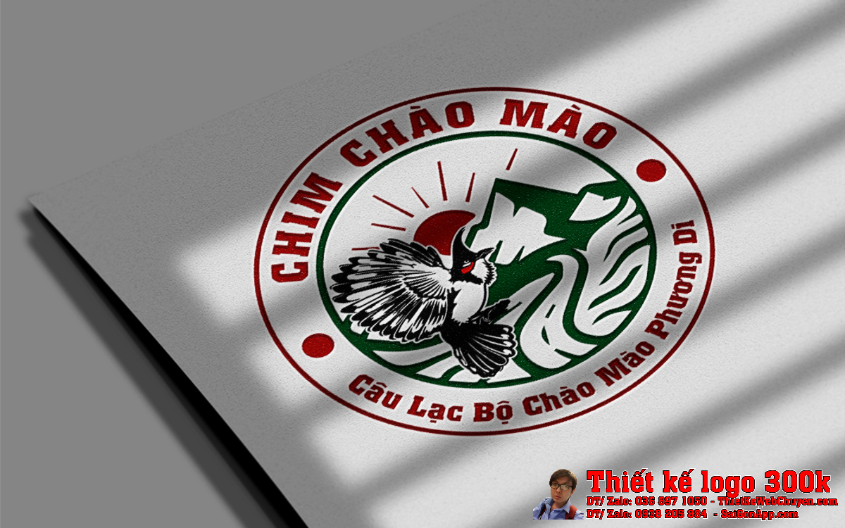 Thiết kế logo Chim Chào Mào