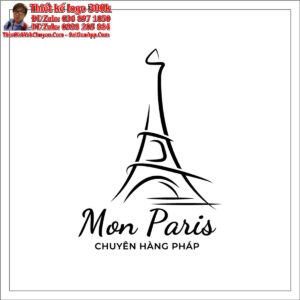 Thiết kế logo Chuyên hàng Pháp Mon Paris