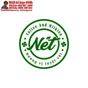 Thiết kế logo Coffee and Milktea NÉT