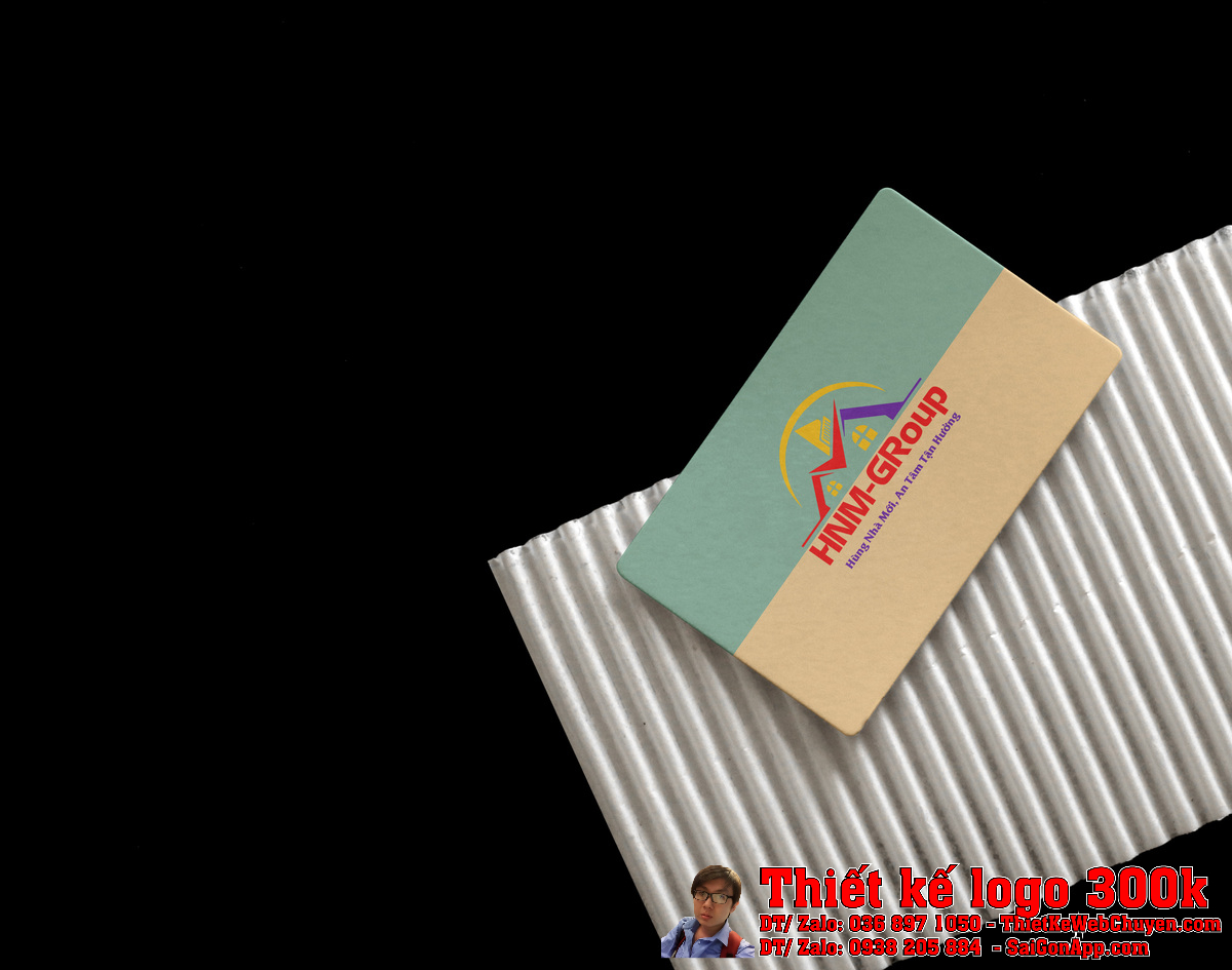 Phối cảnh 3D của Thiết kế logo Công ty TNHH Đầu Tư Kiến Trúc Xây Dựng Hùng Nhà Mới