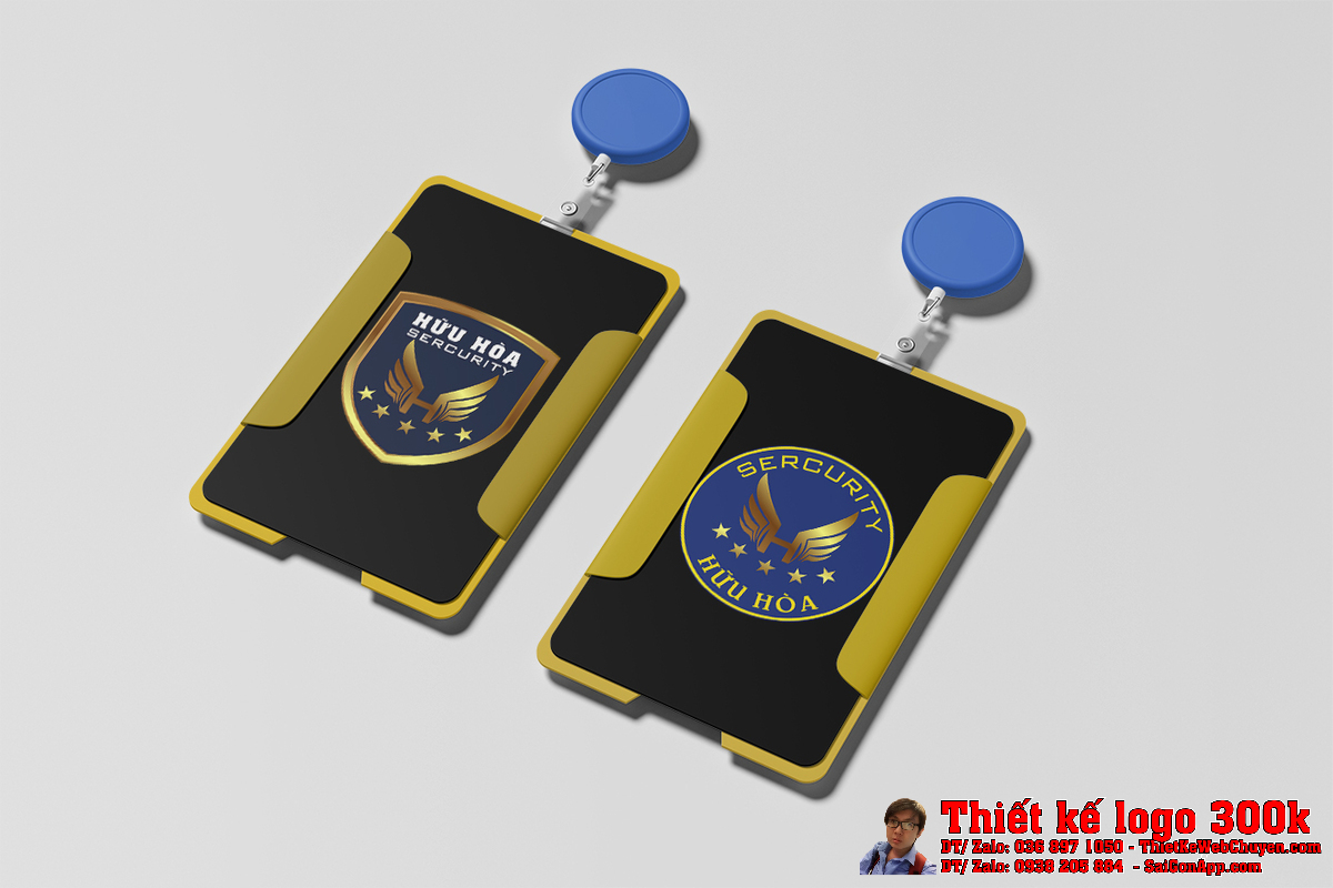 Ứng dụng Thiết kế logo Công ty TNHH Dịch vụ Bảo vệ Hữu Hòa