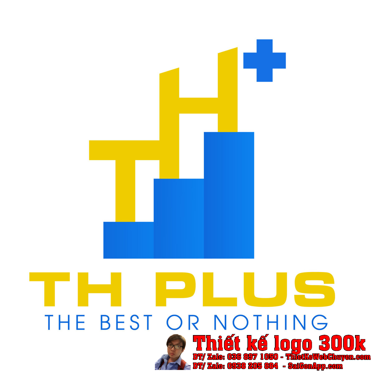 Thiết kế logo Công ty TNHH Kỹ thuật và Thương mại TH Plus