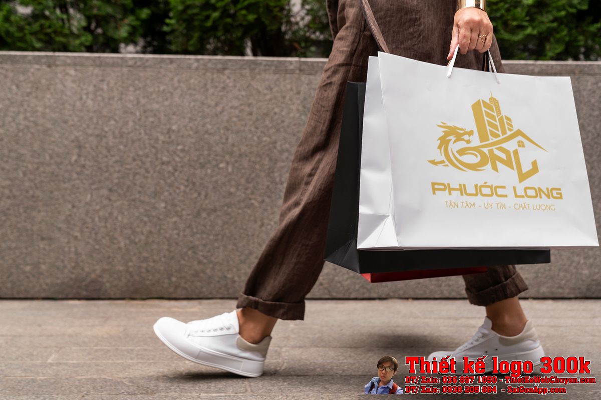 Phối cảnh văn phòng Thiết kế logo Công ty TNHH Thiết kế và Xây dựng Phước Long