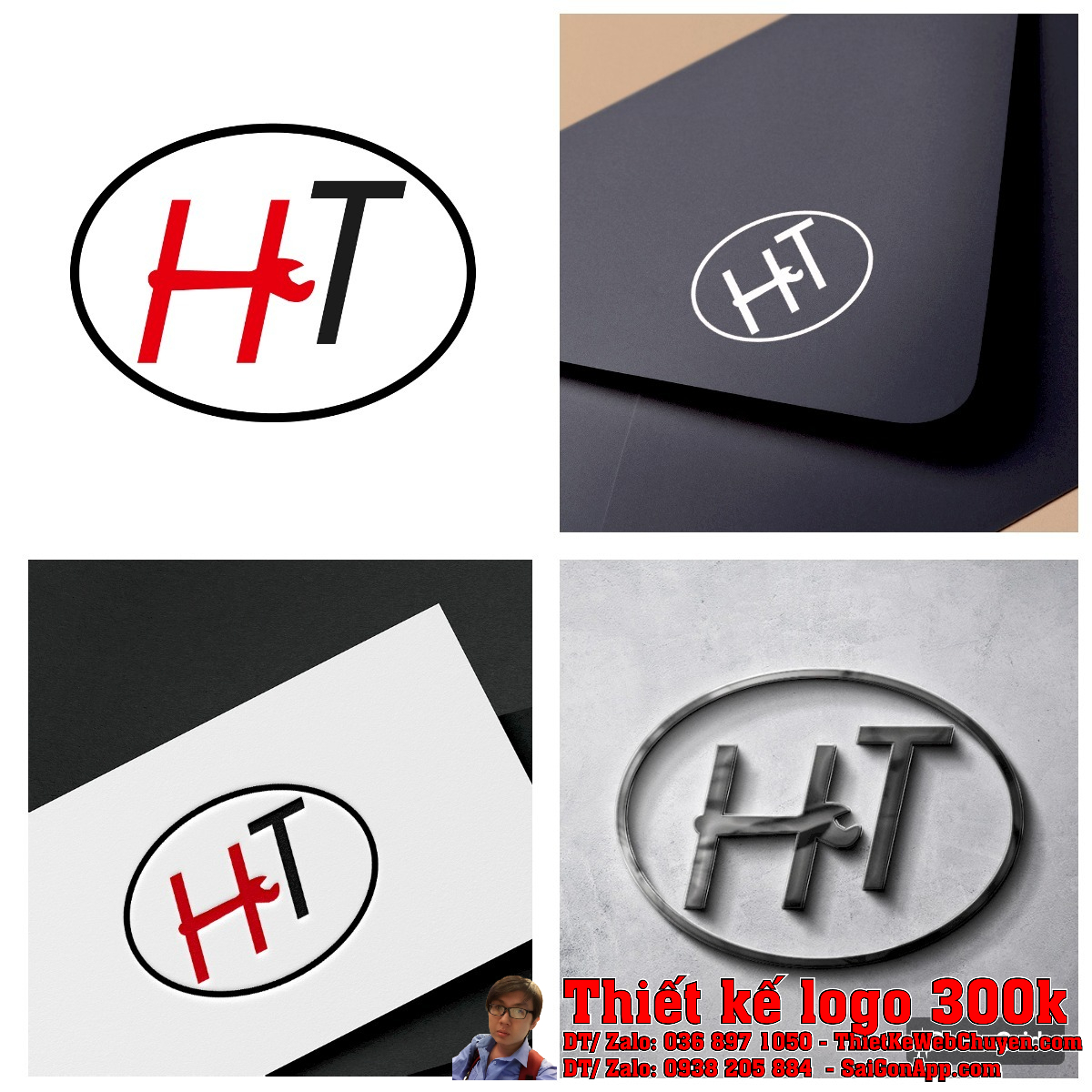 Phiên bản màu sắc của Thiết kế logo Công ty cổ phần HandTools