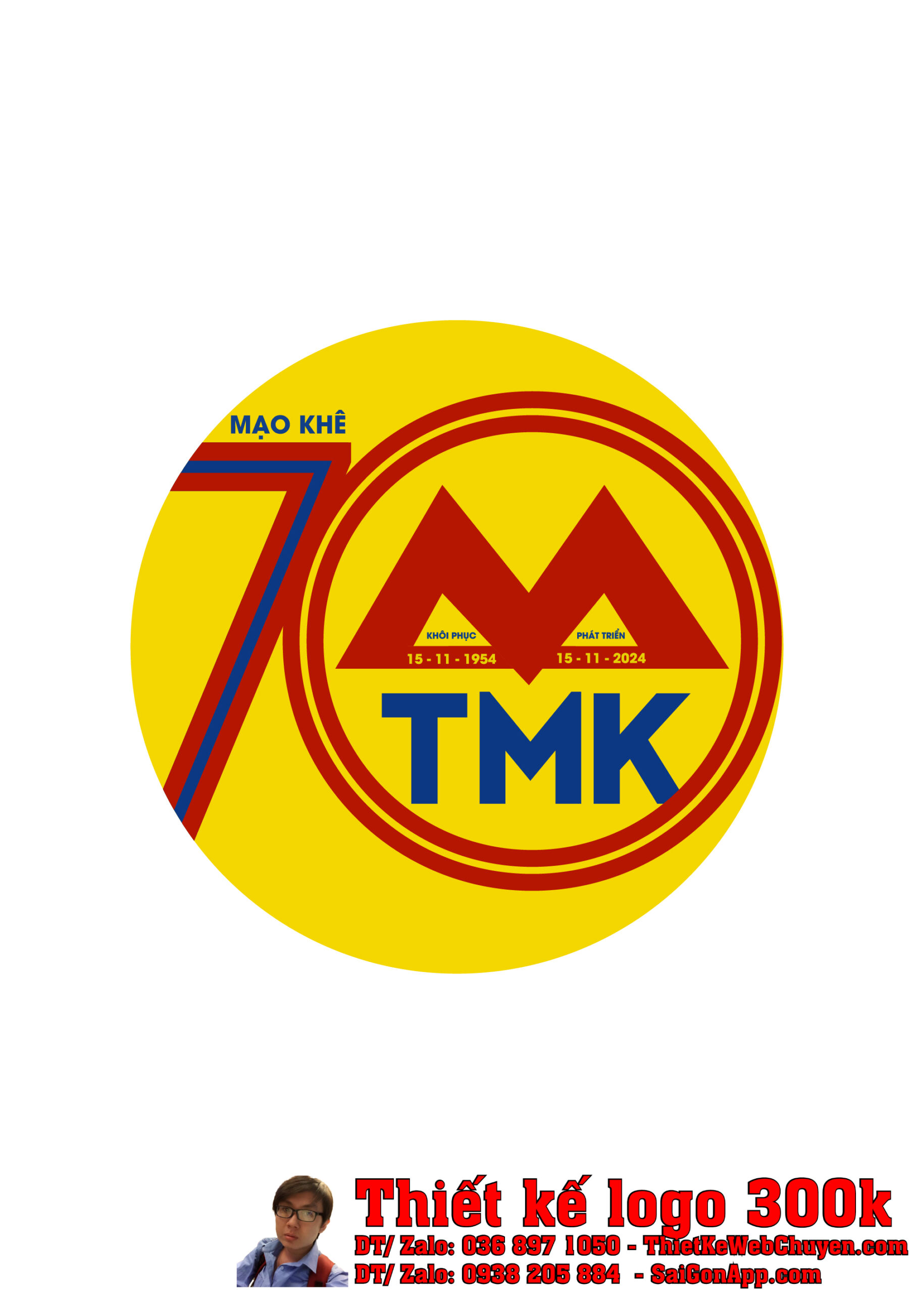 Thiết kế logo Công ty than Mạo Khê TKV mẫu 1