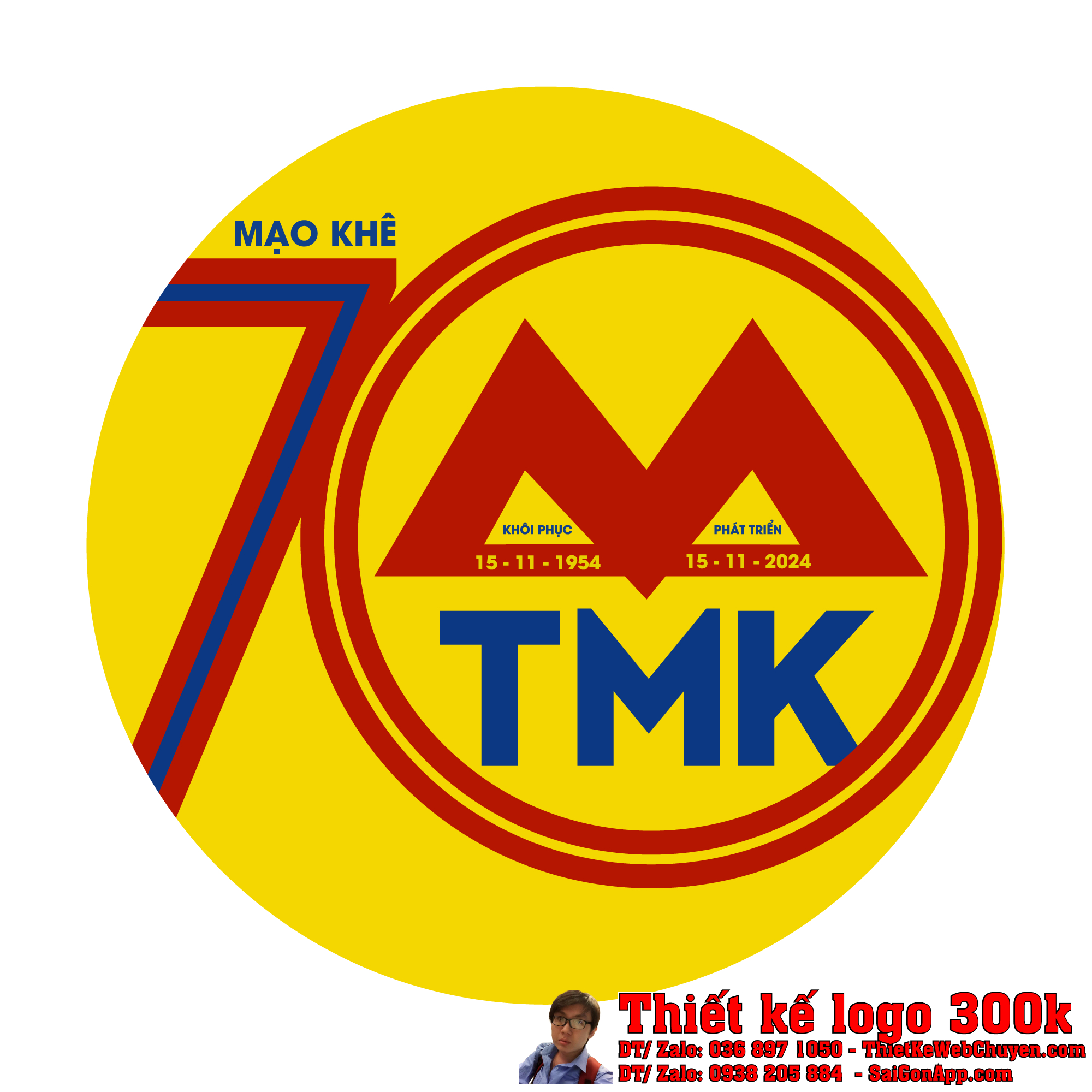 Thiết kế logo Công ty than Mạo Khê TKV mẫu 3
