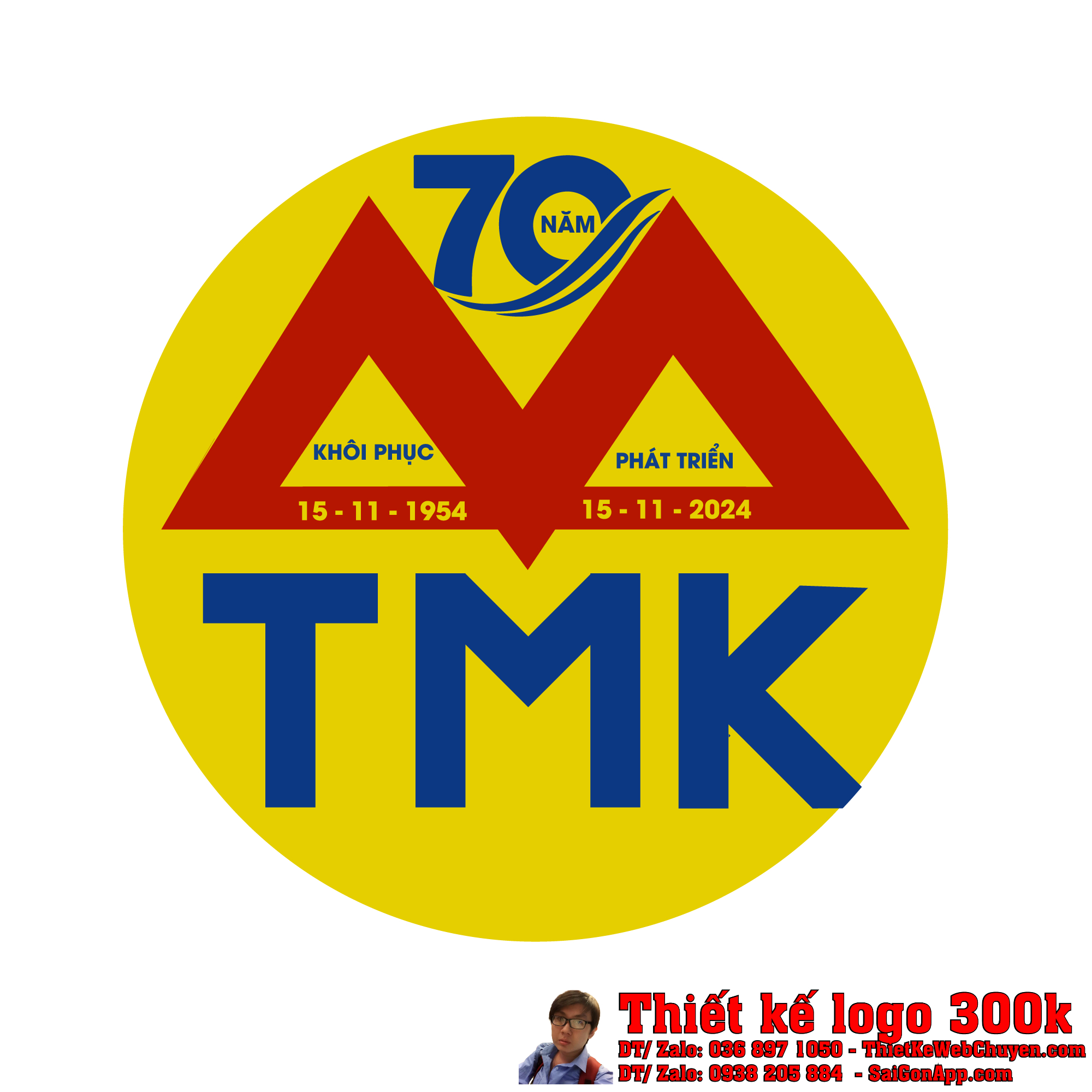 Thiết kế logo Công ty than Mạo Khê TKV mẫu 4