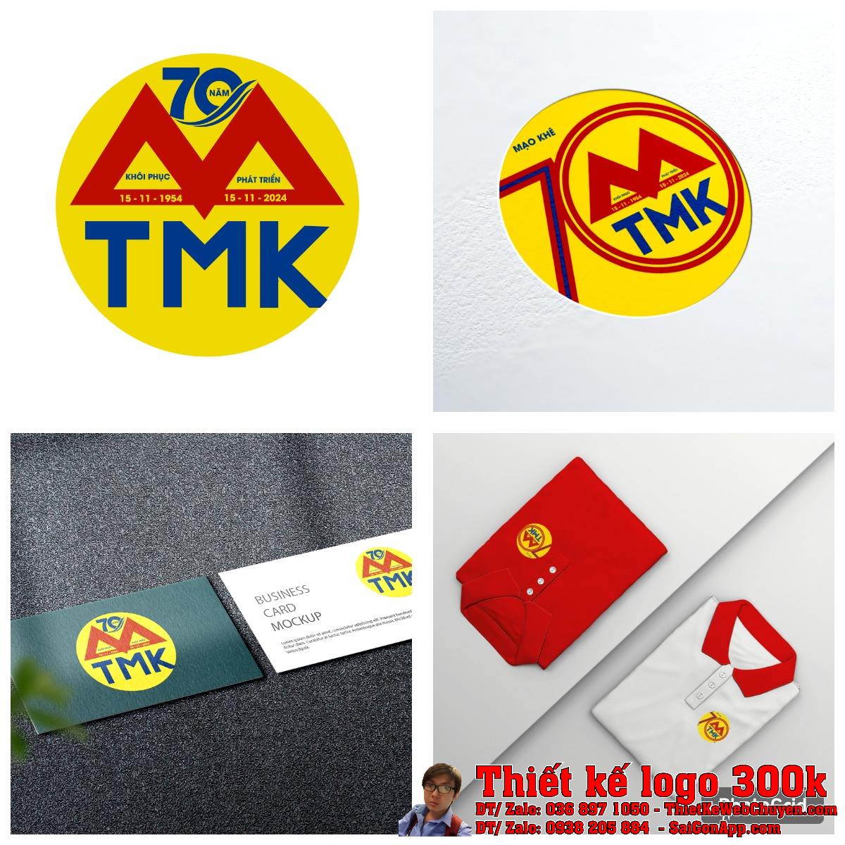 Thiết kế logo Công ty than Mạo Khê TKV mẫu 8