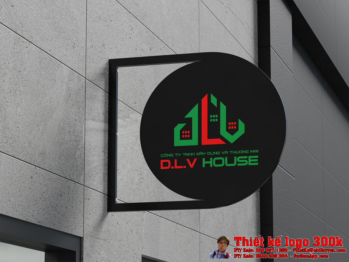 Logo DLV HOUSE trên tài liệu