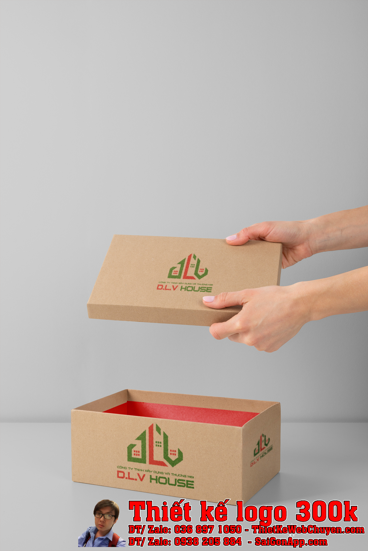 Biến thể Thiết kế logo DLV HOUSE