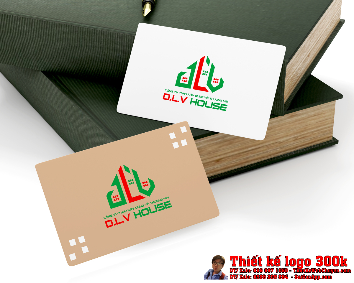 Phối cảnh Thiết kế logo DLV HOUSE