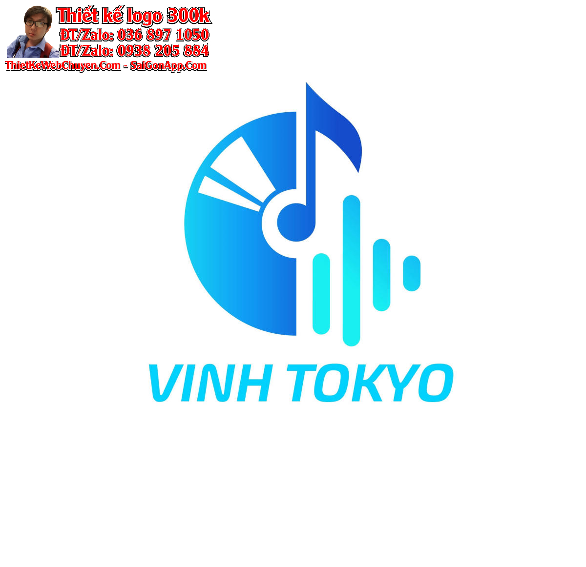 Thiết kế logo DJ Vinh Tokyo