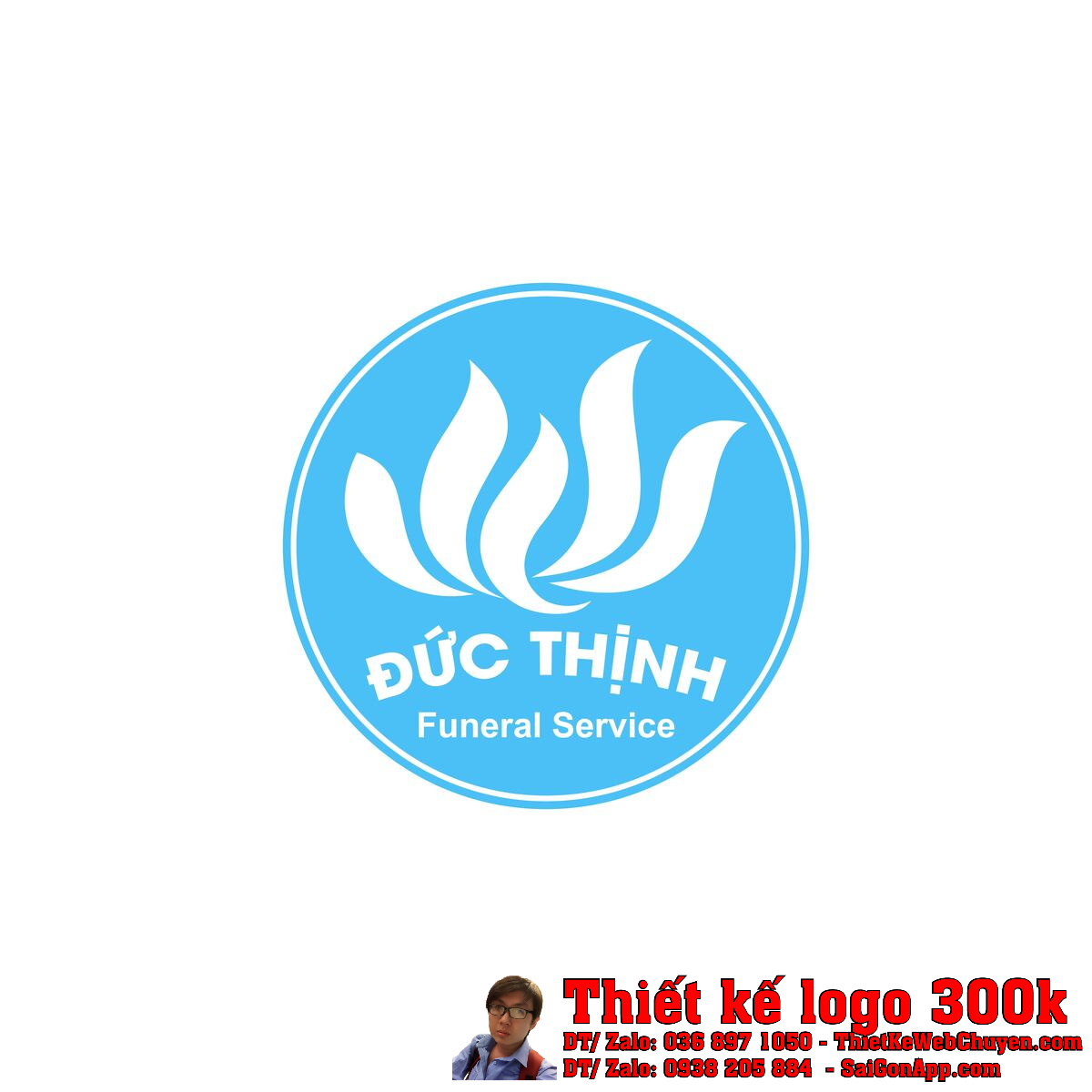 Thiết kế logo Dịch vụ Tang lễ Đức Thịnh bản chuẩn