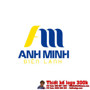 Thiết kế logo Điện Lạnh ANH MINH