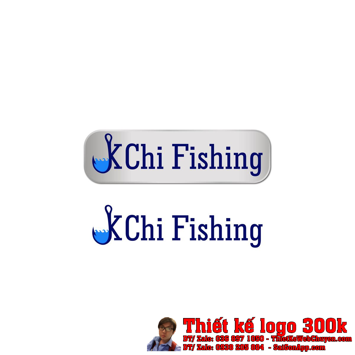 Thiết kế logo Đồ câu Khánh Chi Fishing Thiết kế logo Đồ câu Khánh Chi Fishing phiên bản chính thức
