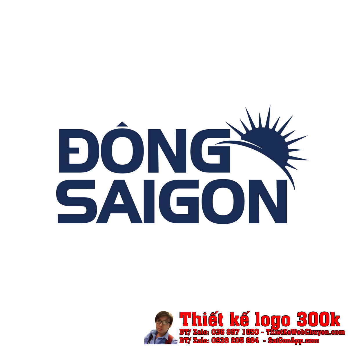 Thiết kế logo Đông Sài Gòn phương án 1