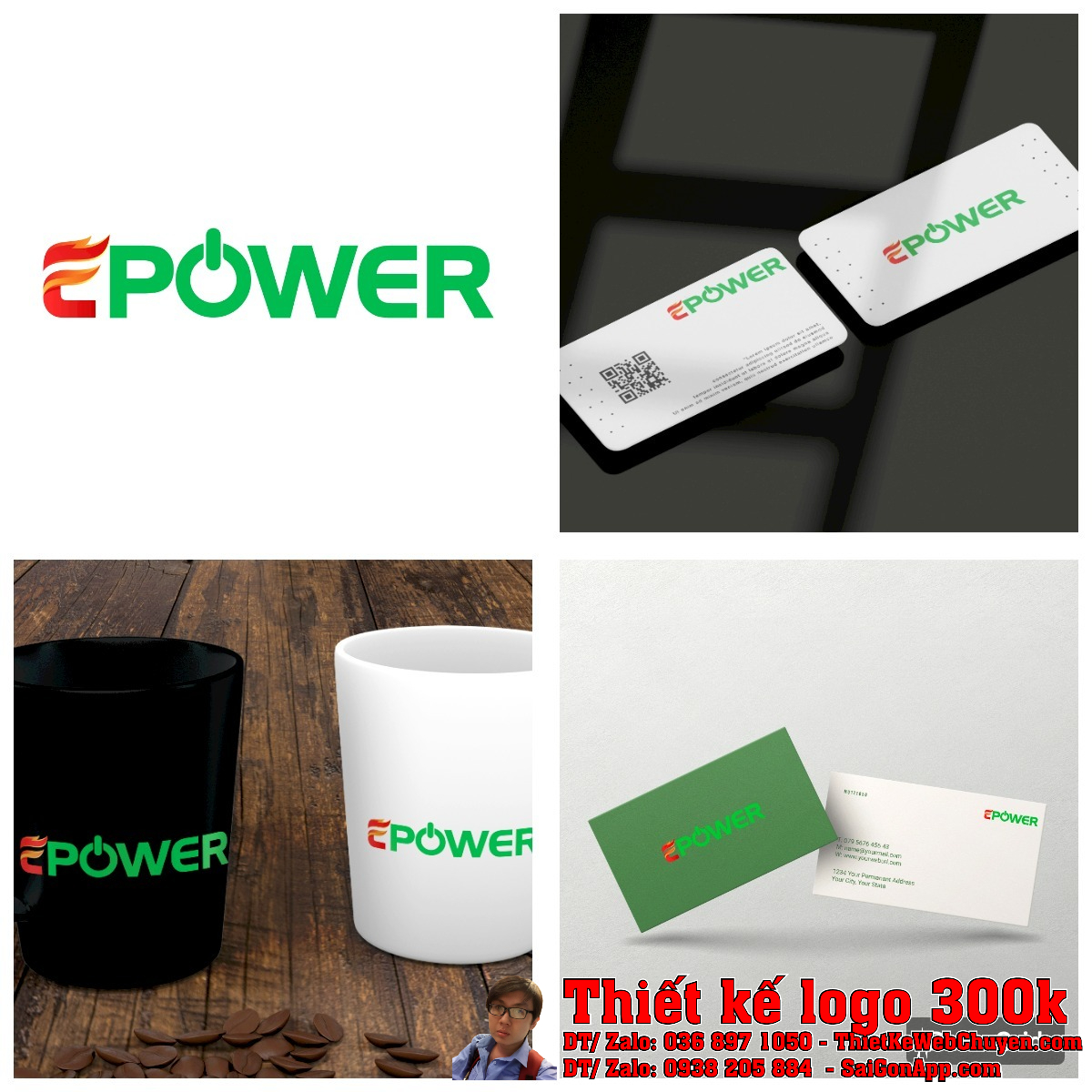 Thiết kế logo EPOWER