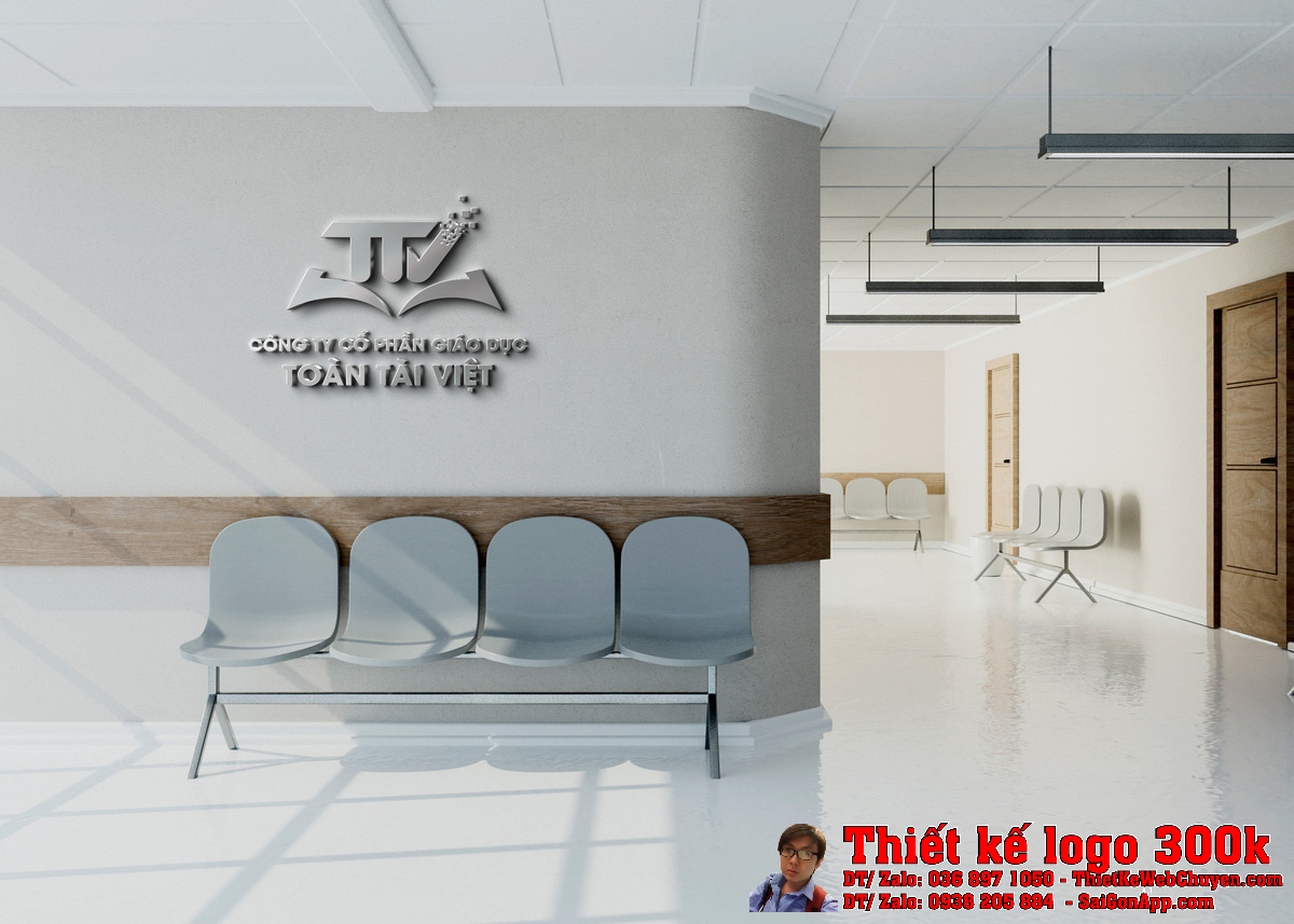 Thiết kế logo Giáo dục Toàn Tài Việt trên danh thiếp