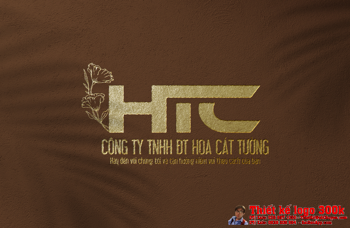 Biến thể màu sắc của Thiết kế logo HCT Hoa Cát Tường
